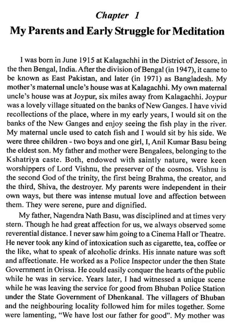 My Struggle For Self - Realization An Autobiography - Indya