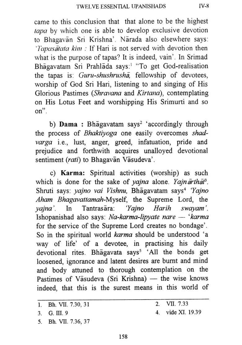 Twelve Essential Upanishads In Four Volumes - Vol.1 Isha Kena Katha Prashna Mundaka & Mandukiya Upanishads An Old And Rare Book - Indya