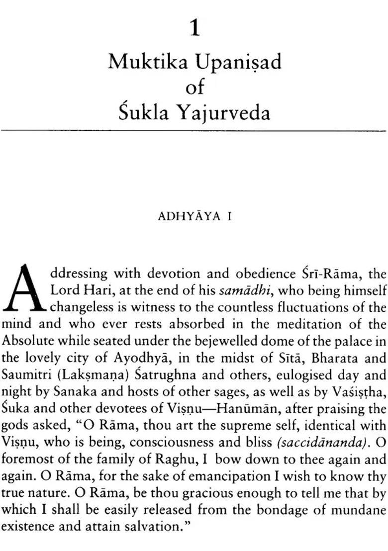 Thirty Minor Upanisads - Indya