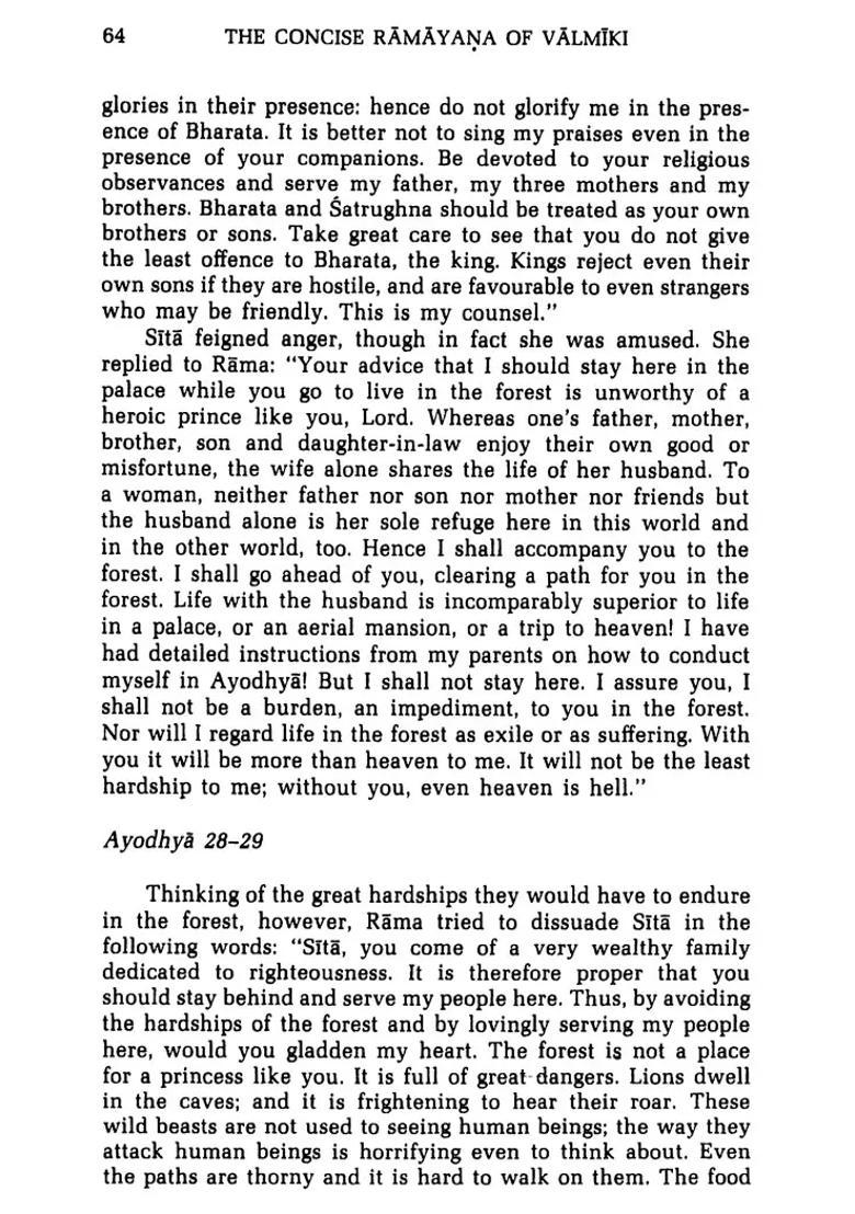 The Concise Ramayana Of Valmiki - Indya