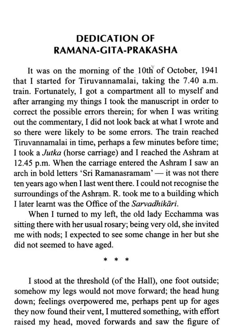 Sri Ramana Gita The Teachings Of Bhagavan Sri Ramana Maharshi - Indya