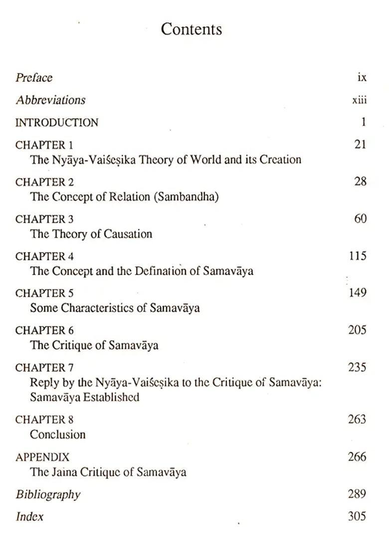 Samavaya Foundation Of Nyaya-Vaisesika Philosophy - Indya