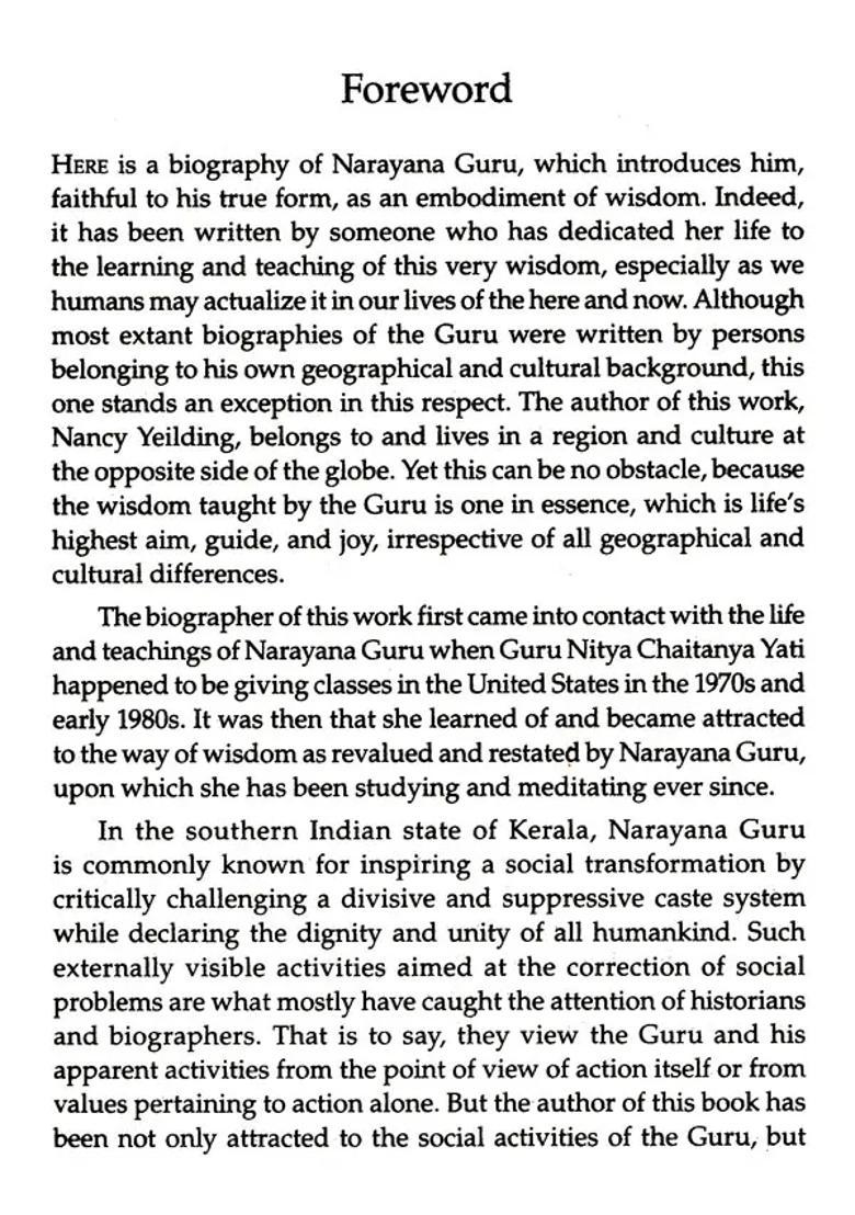 Narayana Guru A Life Of Liberating Love - Indya