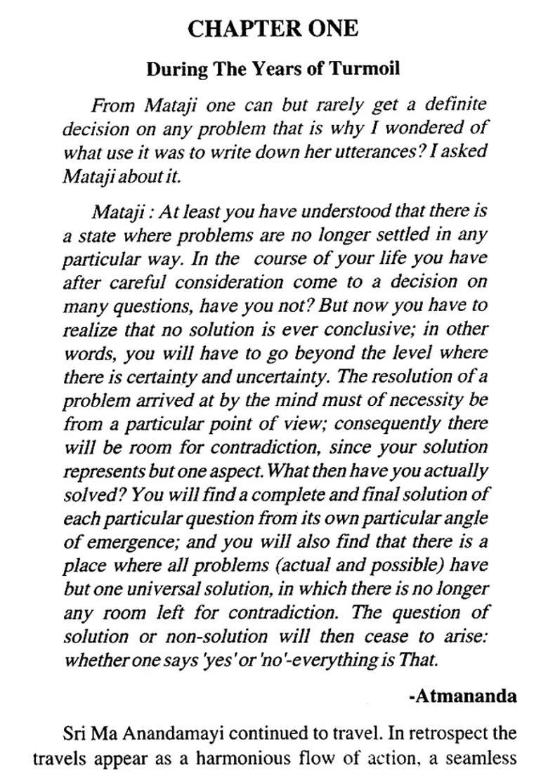 The Most Gracious Presence- Sri Ma Anandamayee An Old Book - Indya