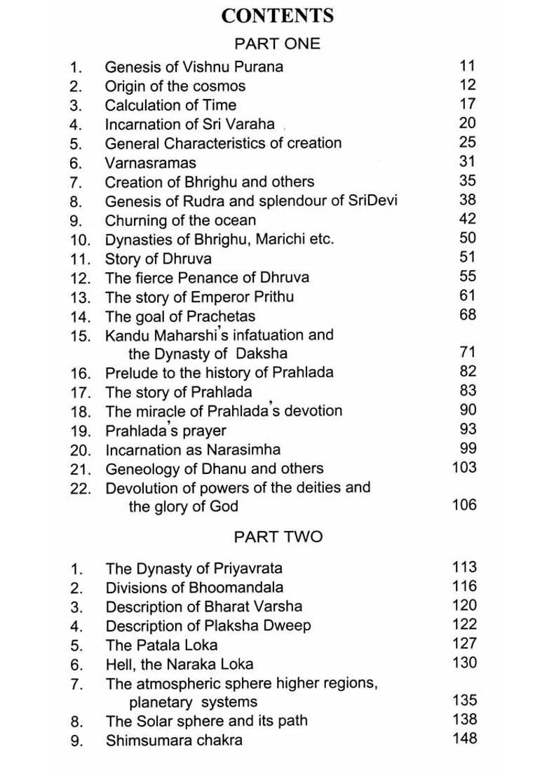 Sri Vishnu Purana - Indya