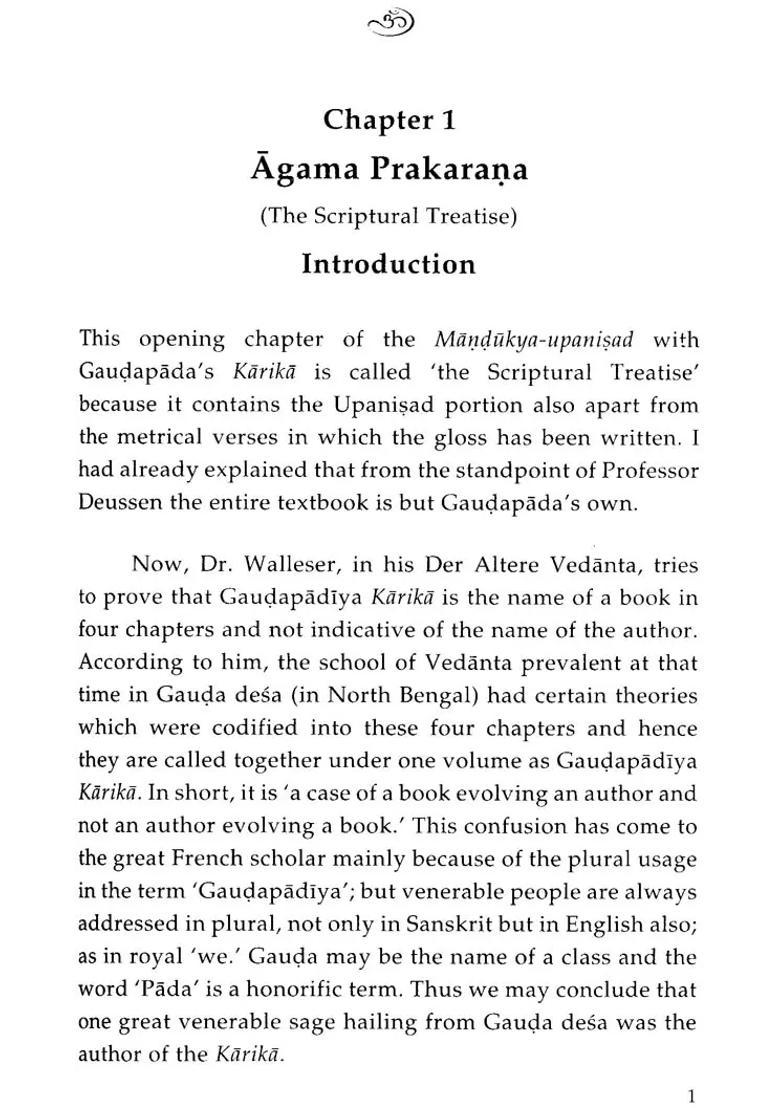 Mandukya Upanisad With Karika Sanskrit Text Transliteration Word-To-Word Meaning Translation And Commentary - Indya