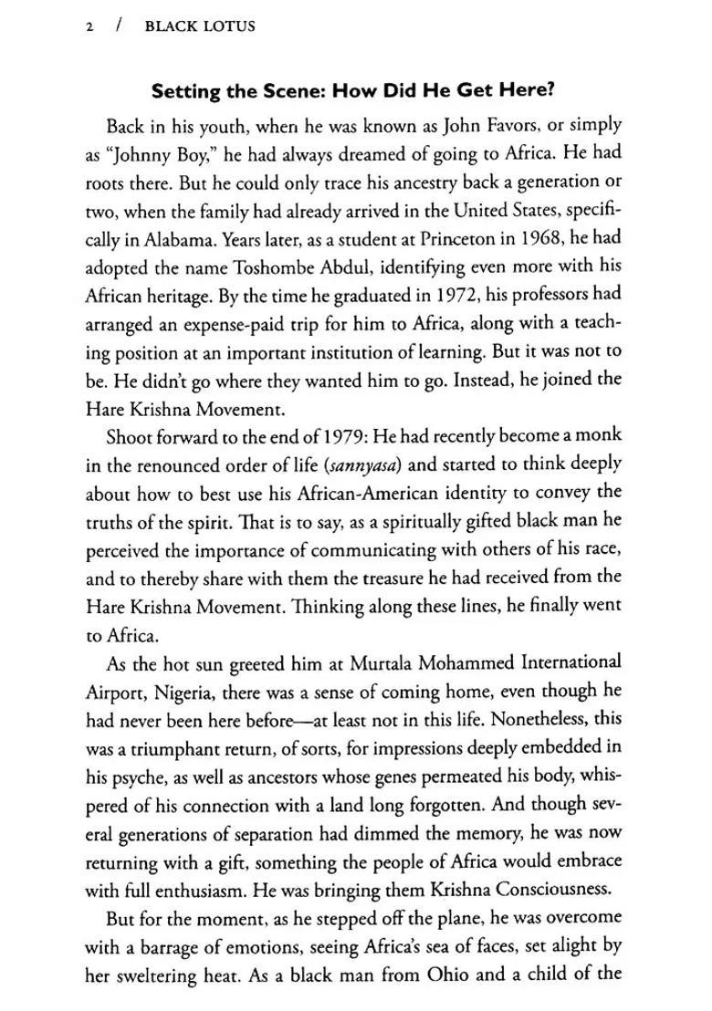 Black Lotus The Spiritual Journey Of An Urban Mystic - Indya