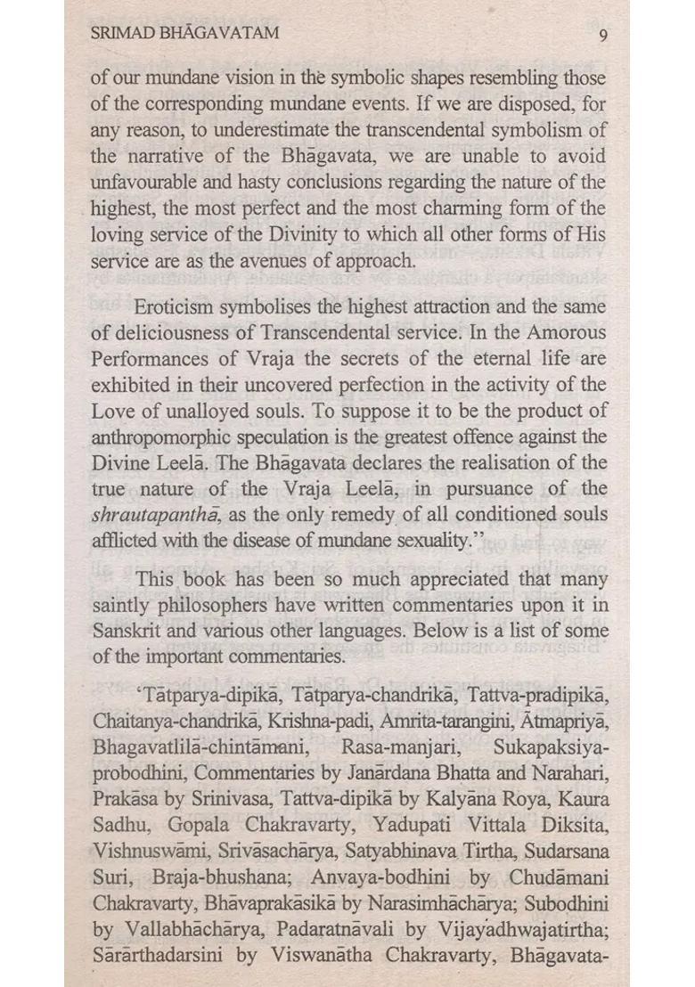 Srimad Bhagavatam Of Sri Krishnadvaipayana Vyasa Vol-1 An Old & Rare Book - Indya