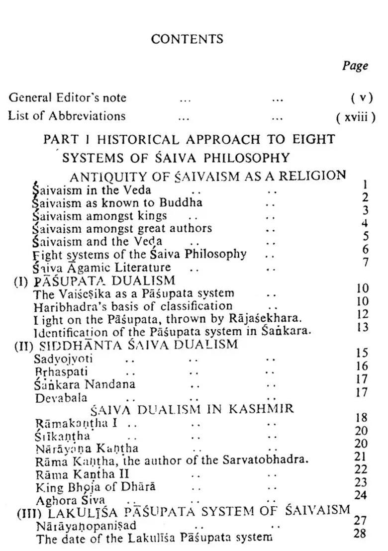 An Outline Of History Of Saiva Philosophy - Indya