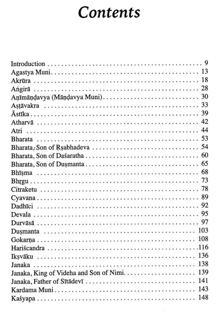 Pauranic Caritavali Legends Of The Puranas - Indya