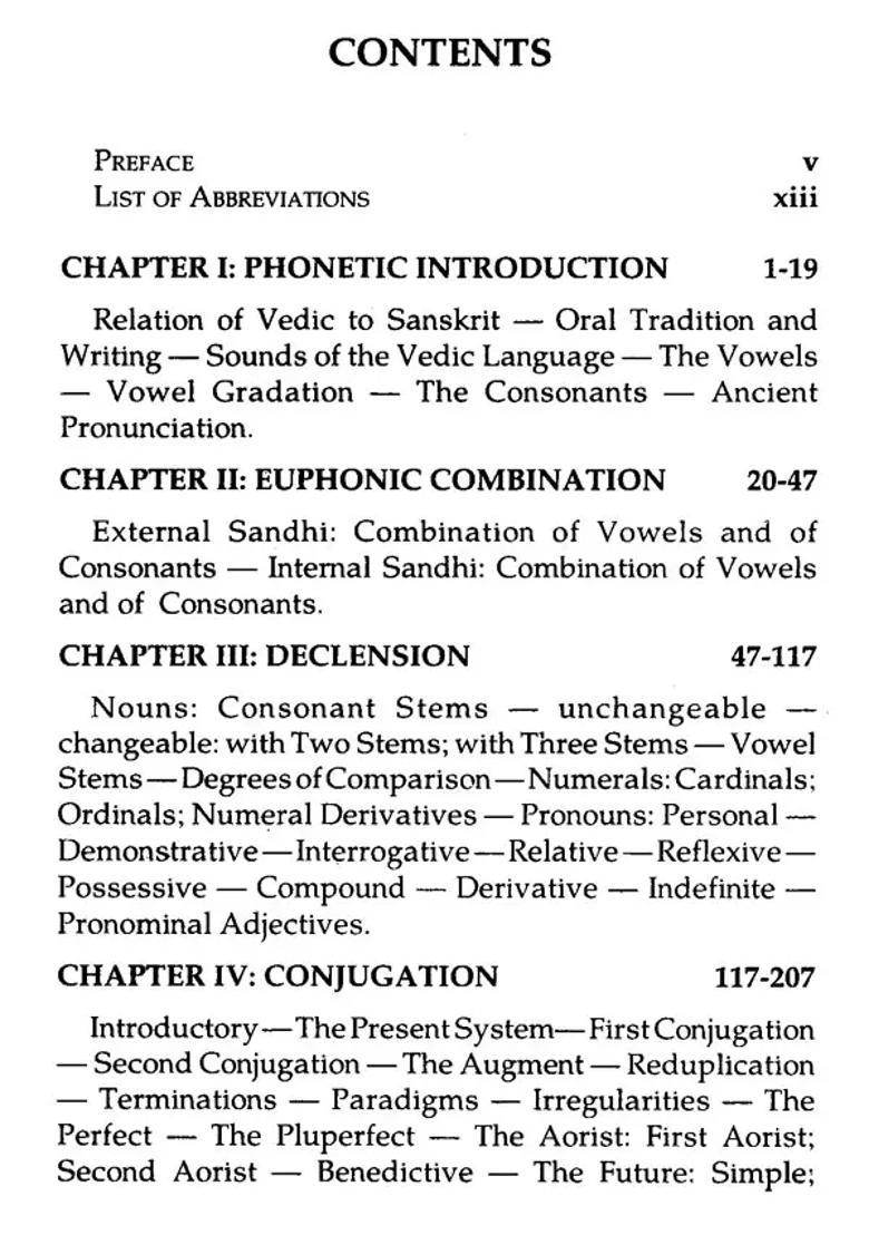 A Vedic Grammar For Students - Indya