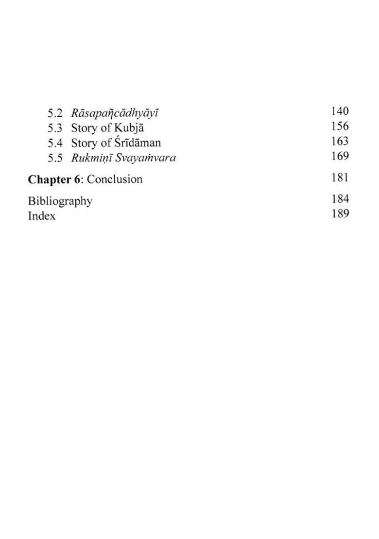 Narrative Analysis Of Bhagavata Purana Selected Episodes From The Tenth Skandha - Indya