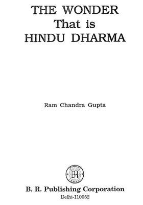 The Wonder That Is Hindu Dharma