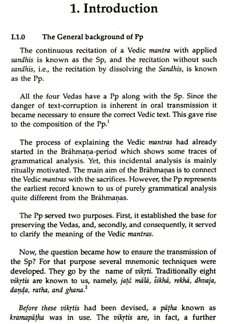 A Linguistic Analysis Of The Rgveda Padapatha An Old And Rare Book - Indya