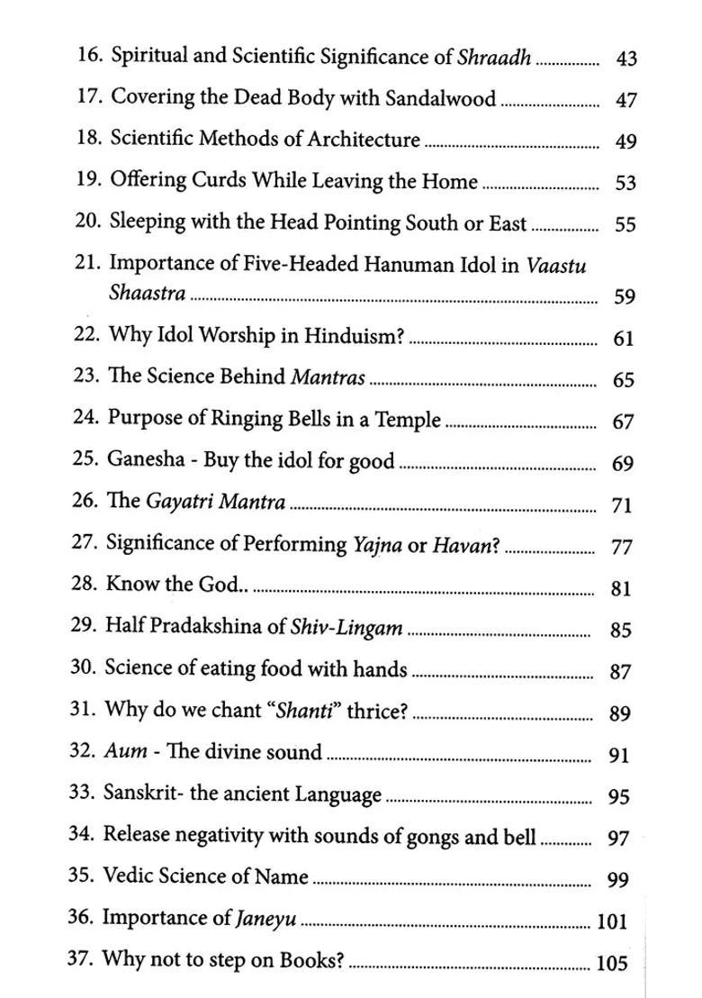 Hinduism In A New Light Book Revealing The Science Behind Ancient Traditions & Beliefs - Indya
