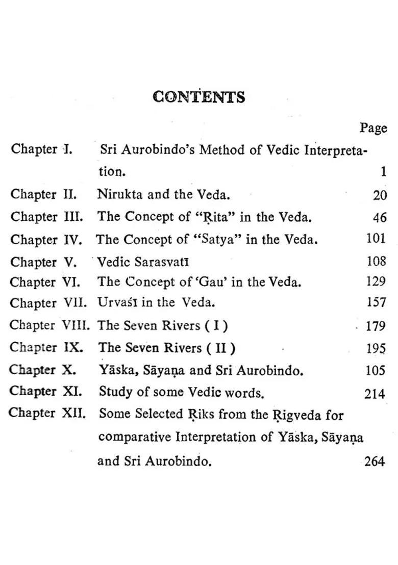 Studies In Vedic Interpretation On The Lines Of Sri Aurobindo An Old And Rare Book - Indya