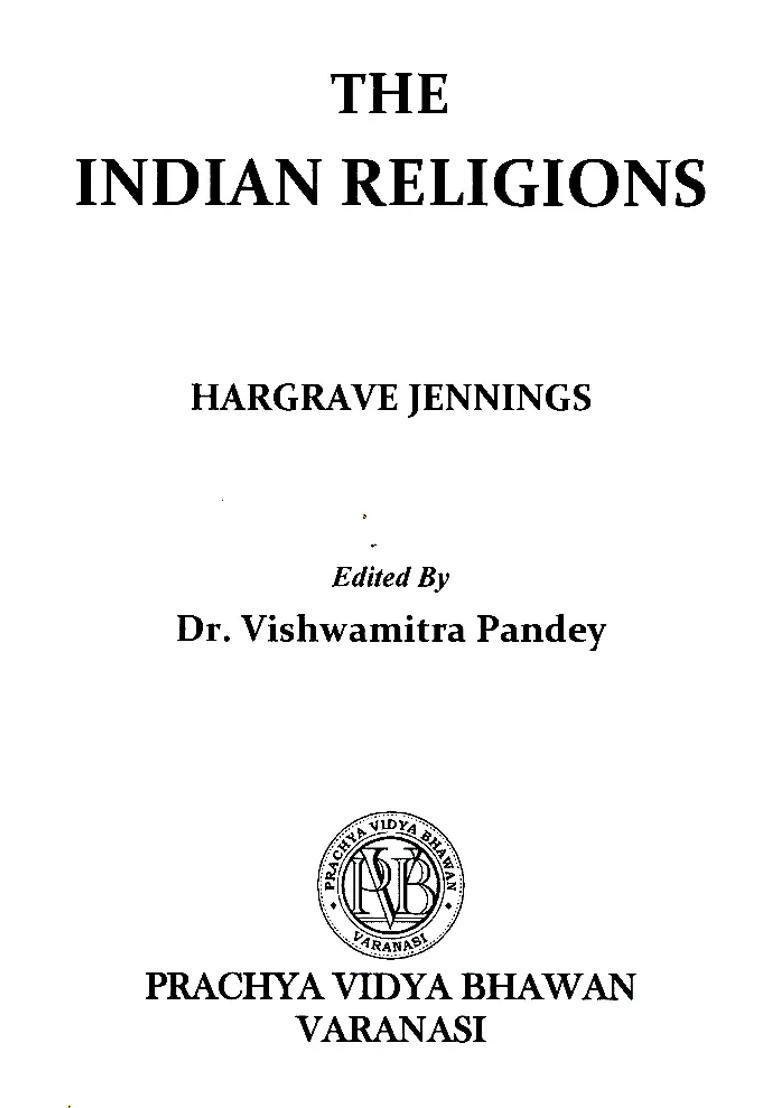 The Indian Religions - Indya