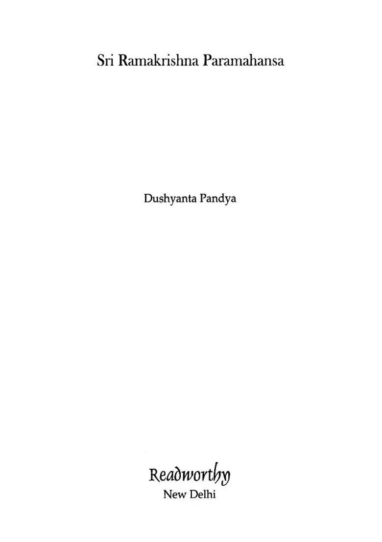 Sri Ramakrishna Paramahansa - Indya