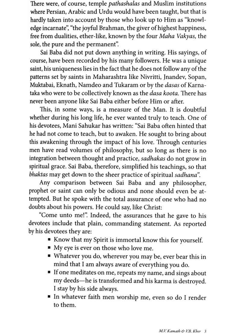 Sai Baba Of Shirdi A Unique Saint - Indya