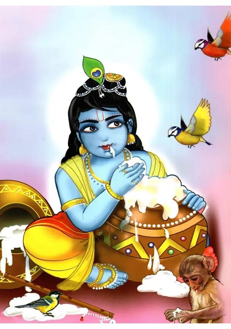 Lord Krishna- Toddlers Book - Indya