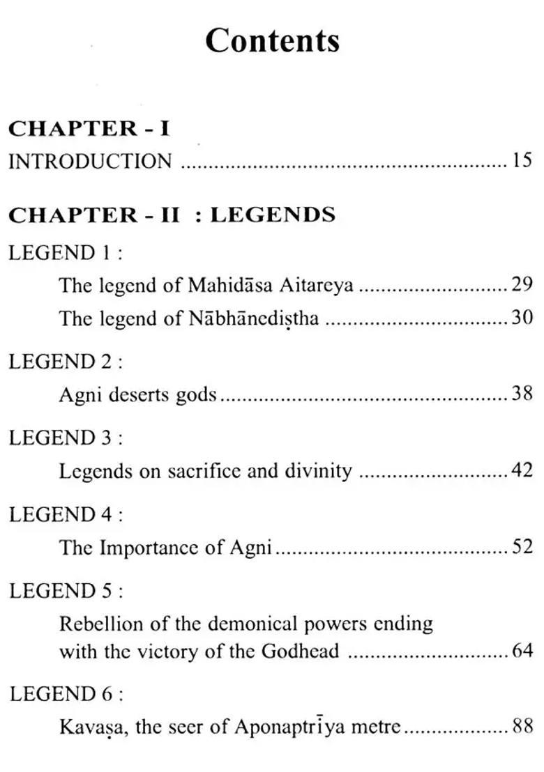 Legends In The Rig Vedic Brahmanas And Their Subsequent Development In The Ramayana & Mahabharata - Indya