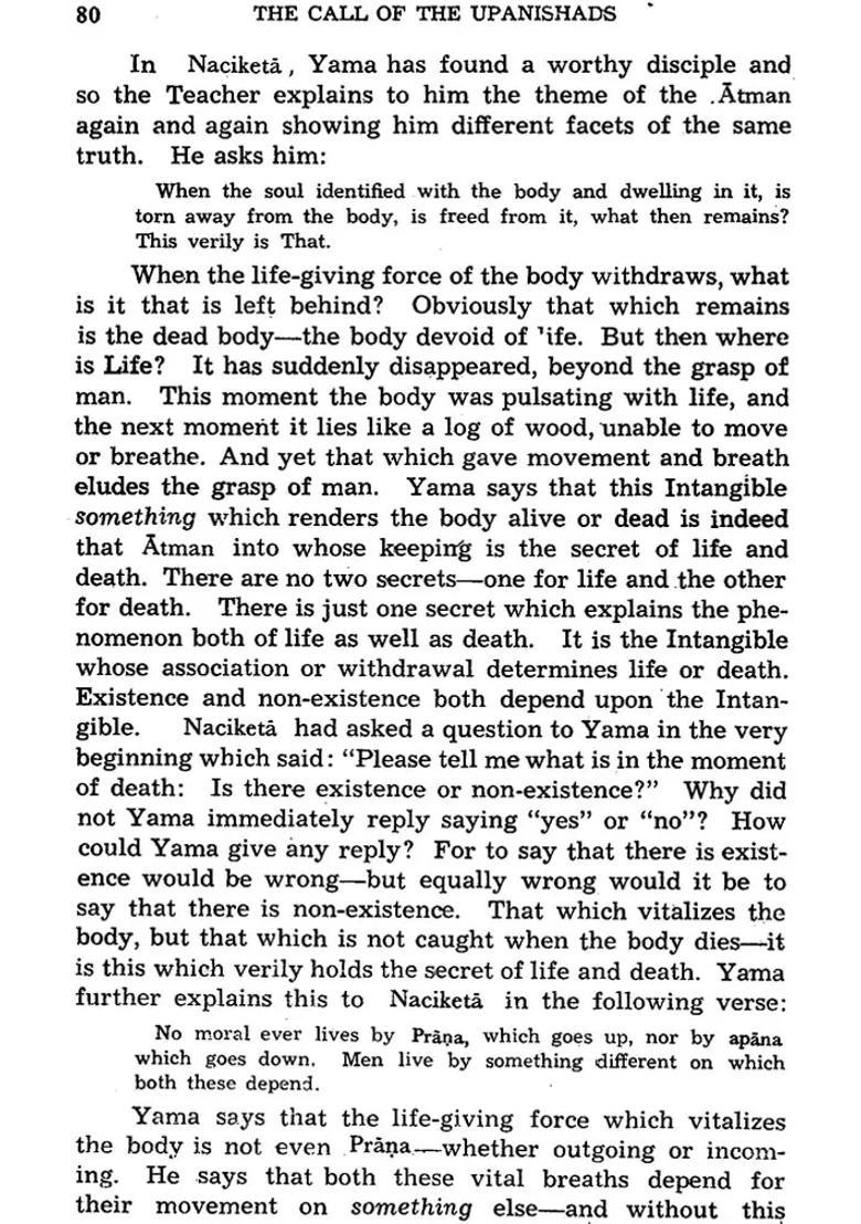 The Call Of The Upanishads - Indya
