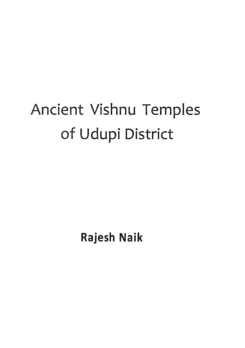 Ancient Temples Of Udupi District Vishnu Temples Kapu Set Of 2 Volumes - Indya