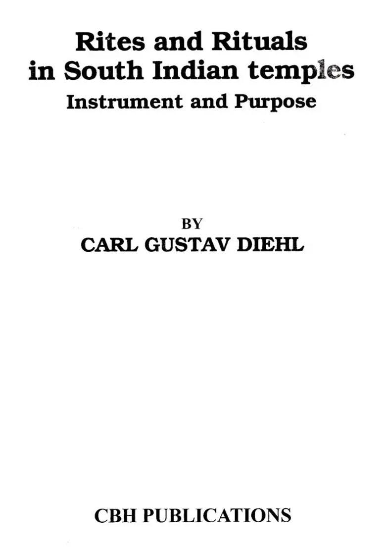 Rites And Rituals In South Indian Temples Instrument And Purpose - Indya