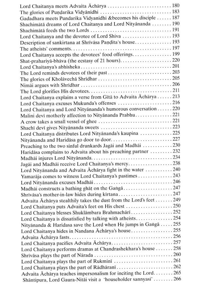 Sri Caitanya Bhagavata - Indya