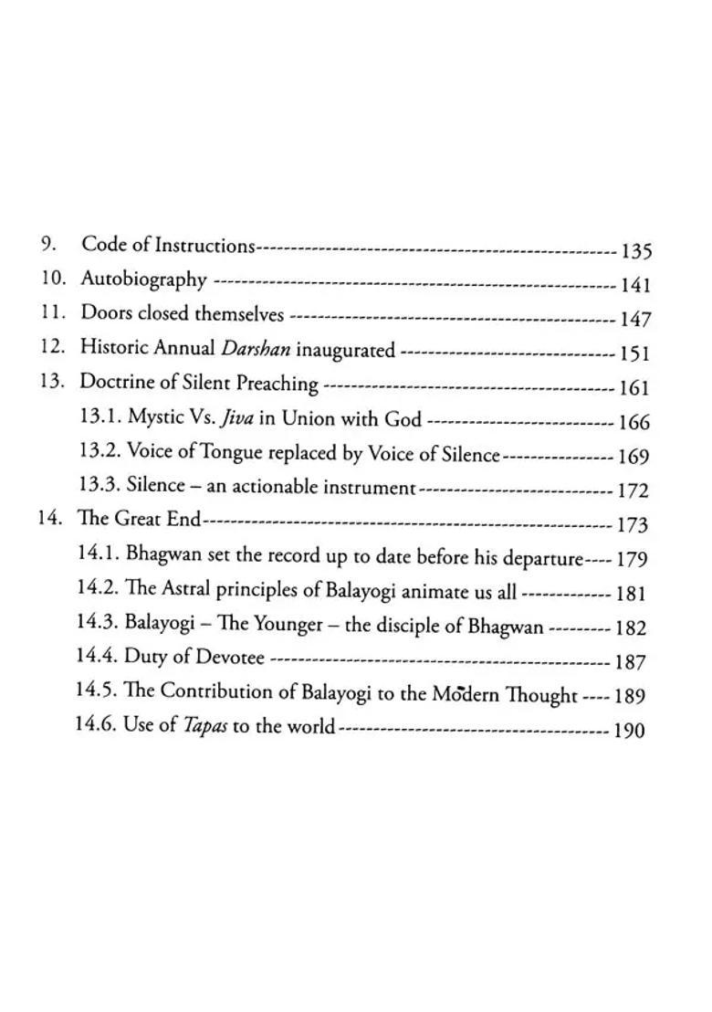 Message Of Bhagwan Balayogi - Indya