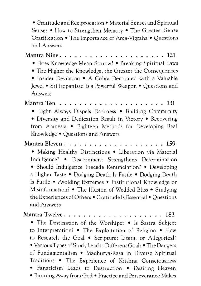 Reflections On Sacred Teachings Sri Isopanisad Volume- Iv - Indya