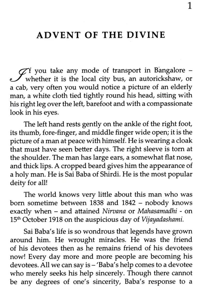 The Loving Story Of Shirdi Sai Baba - Indya