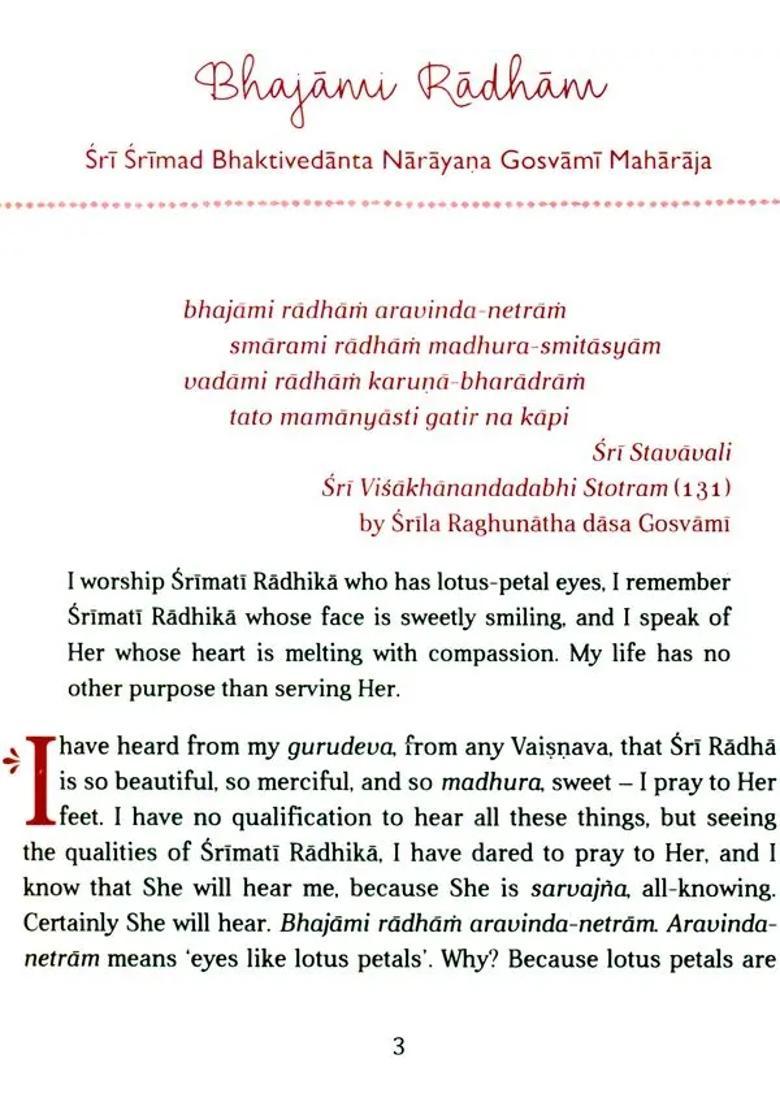 Sri Radha Our Supreme Shelter Prominent Gaudiya Vaisnavas Extol Her Glories - Indya