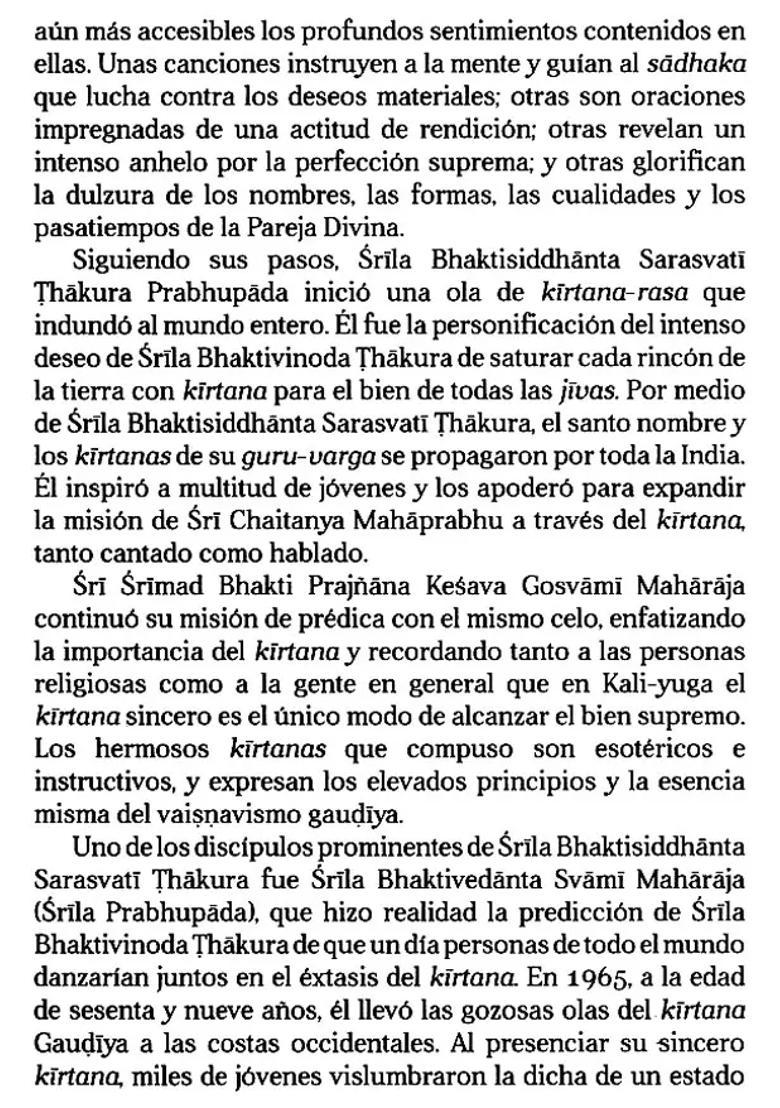 Cancionebo Vaisnava- Sri Gaudiya Giti-Guccha Sansonebo Vaisnava- Sri Gaudiya Geet-Guchha Spanish - Indya