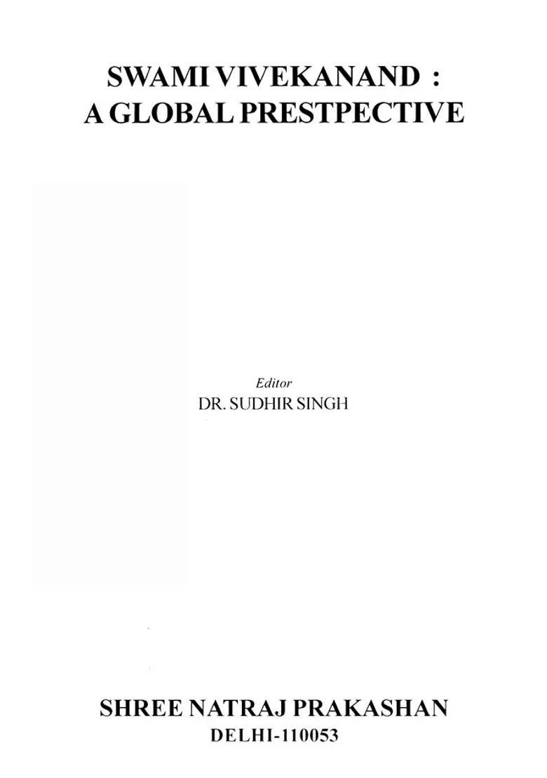 Swami Vivekananda- A Global Perspective - Indya