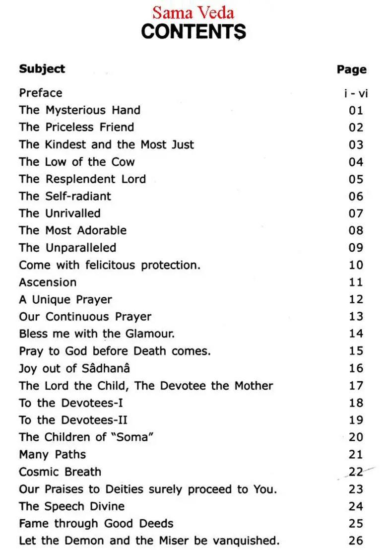 Glimpses Of The Four Vedas - Indya