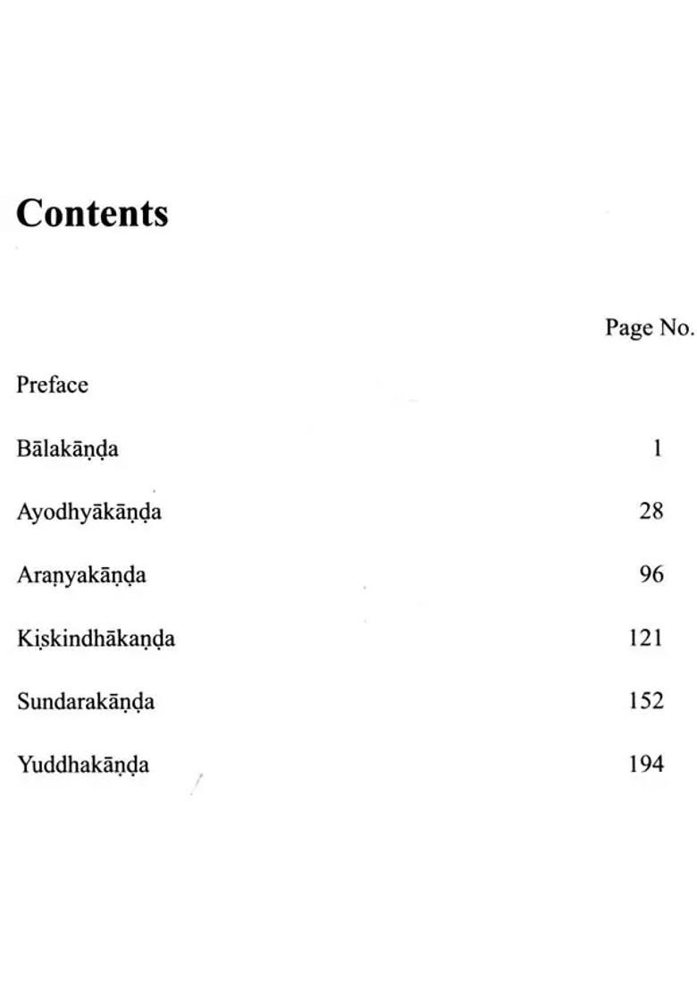The Ramayana Of Valmiki -A Condensed Version Of Valmiki