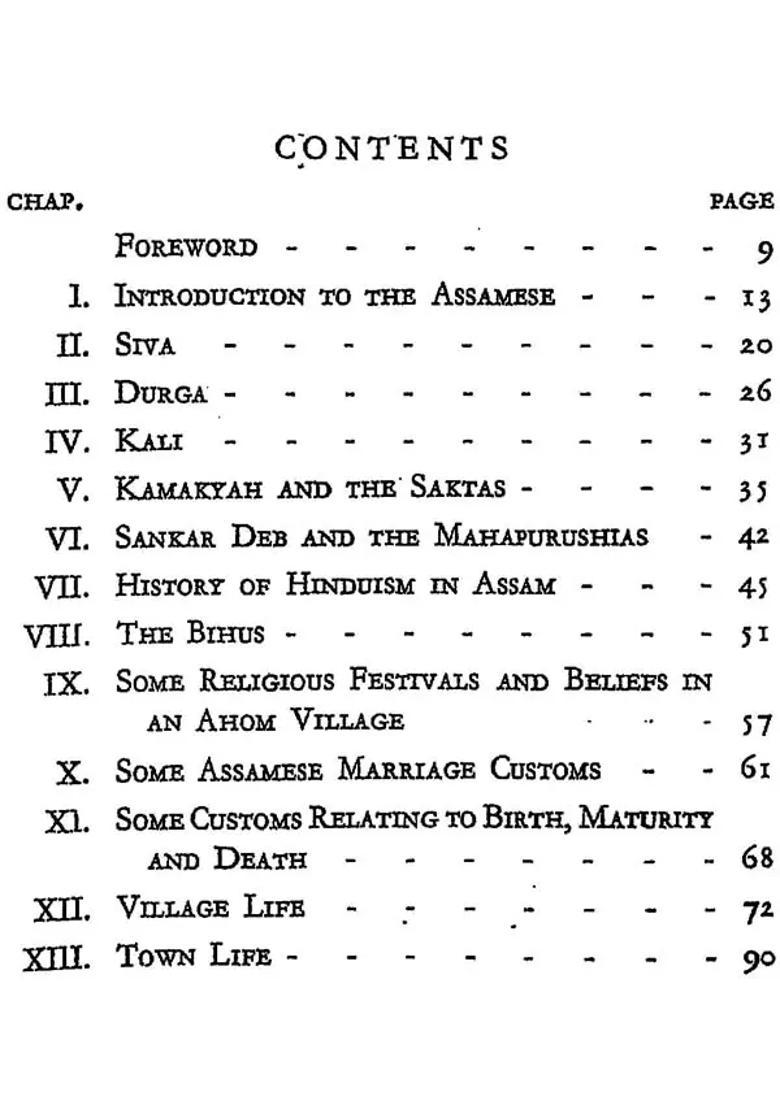 Assam Valley Beliefs And Customs Of The Assamese Hindus - Indya