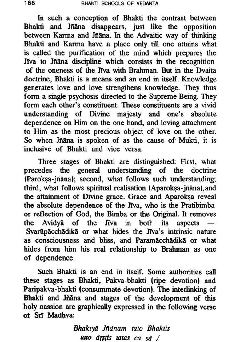Bhakti Schools Of Vedanta Lives And Philosophies Of Ramanuja Nimbarka Madhva Vallabha And Caitanya Chaitanya - Indya