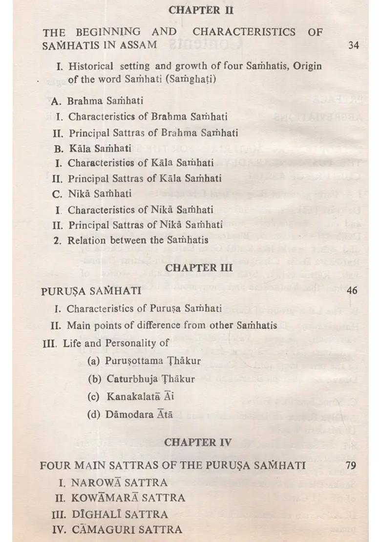 Post Sankaradeva Vaisnava Faith And Culture Of Assam- Early History And Development Of The Purusa Samhati Of Vaisnavism An Old And Rare Book - Indya