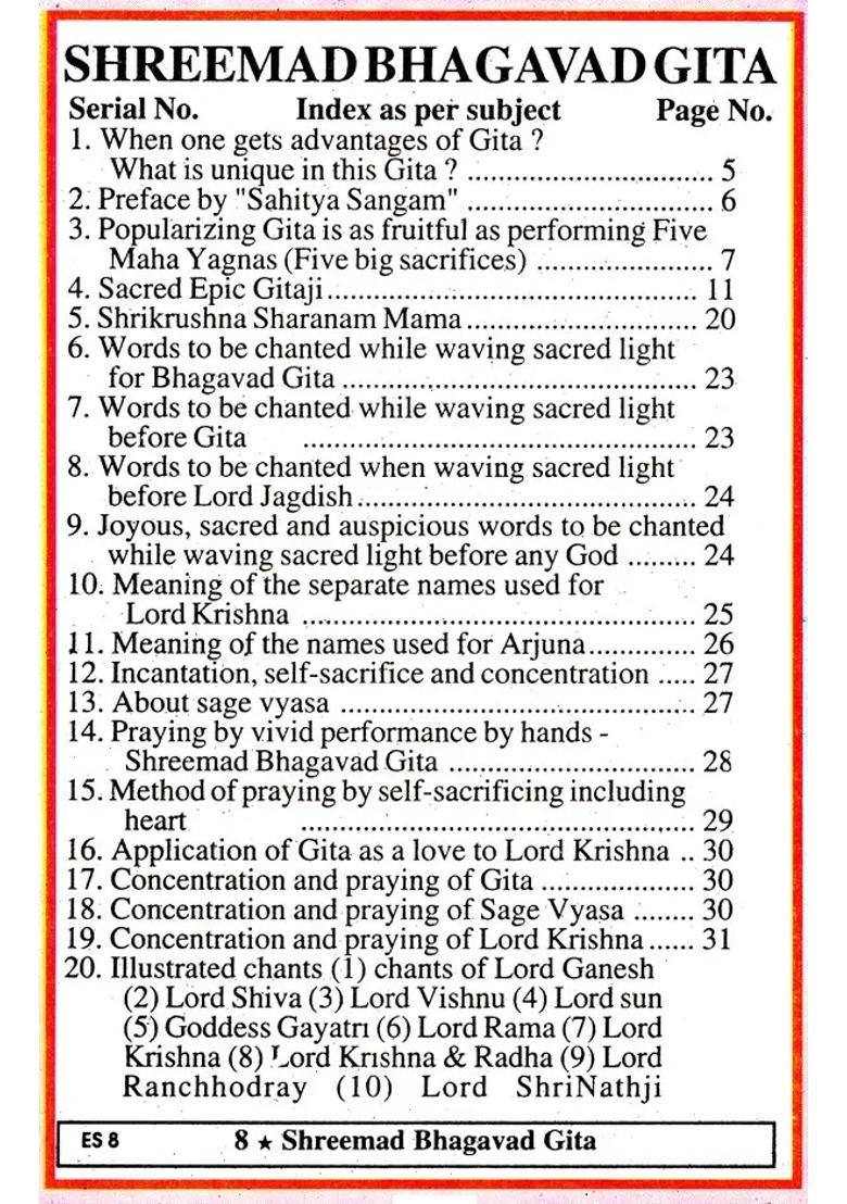 Shrimad Bhagawad Gita Shlokas With Meaning - Indya