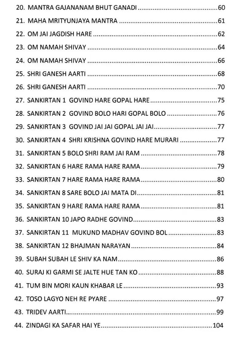 Bhajan Swarlipi Set Of 2 Volumes - Indya