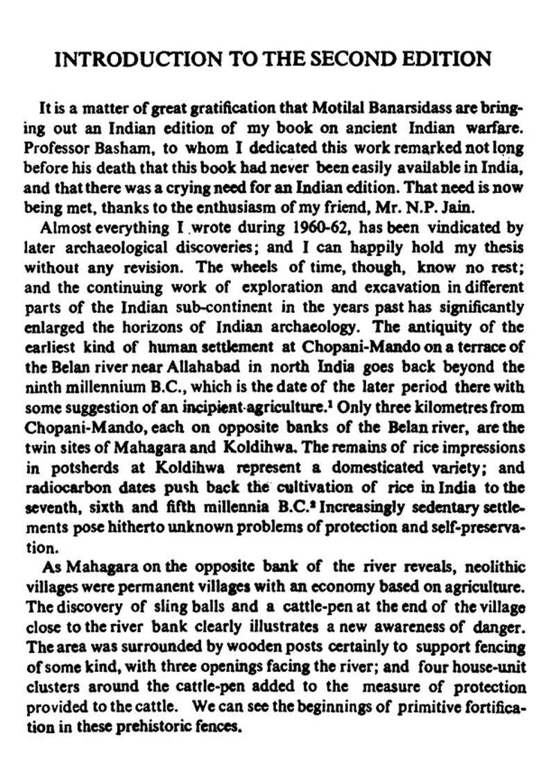Ancient Indian Warfare- With Special Reference To The Vedic Period - Indya