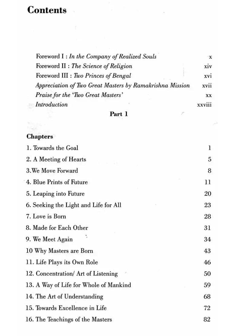 Two Great Masters- Living A Happy And Joyous Life - Indya