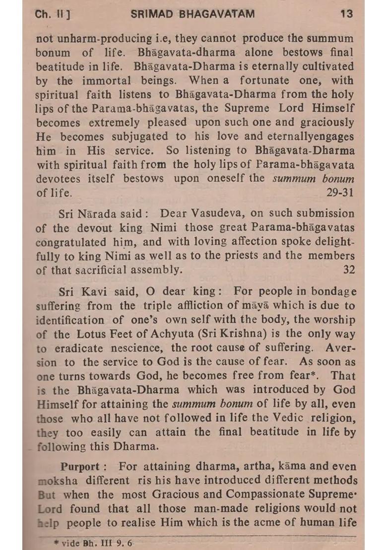 Srimad Bhagavatham Of Sri Krishnadvaipayana Vyasa Vol-4 An Old & Rare Book - Indya