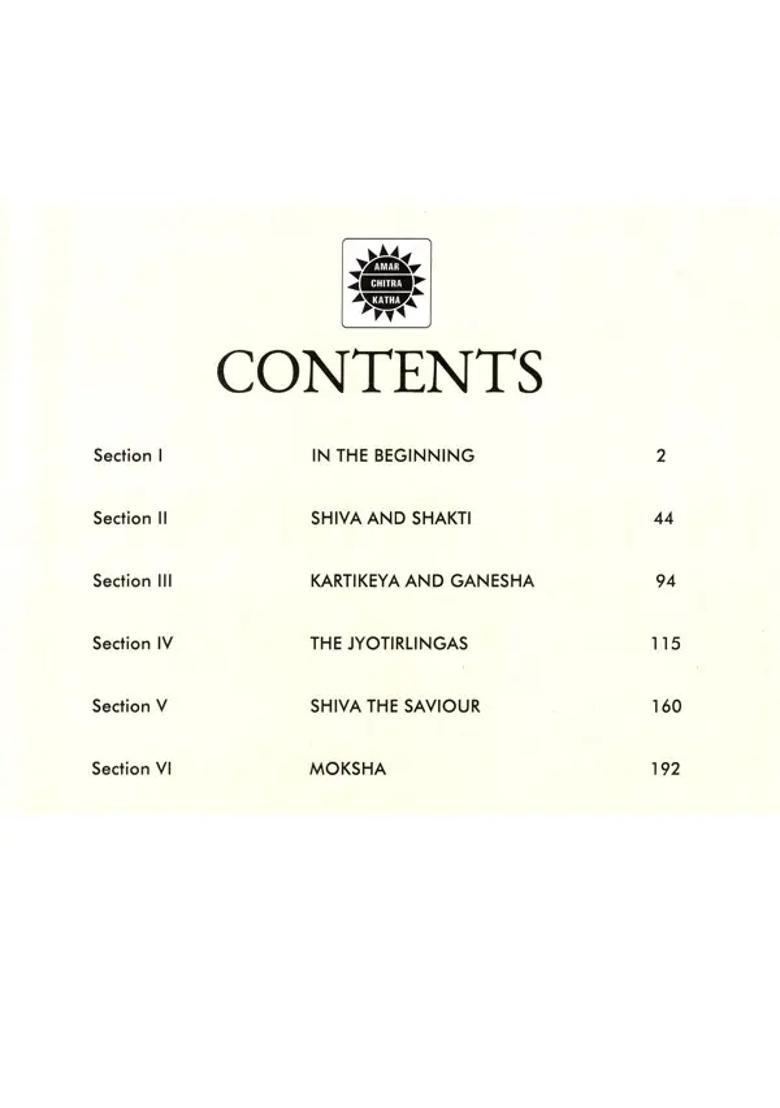 Mahadeva Stories From The Shiva Purana Comic Book - Indya