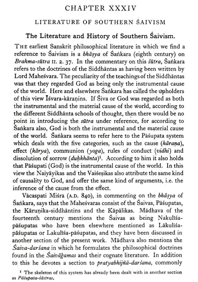 Southern School Of Saivism A History Of Indian Philosophy Volume 5 - Indya