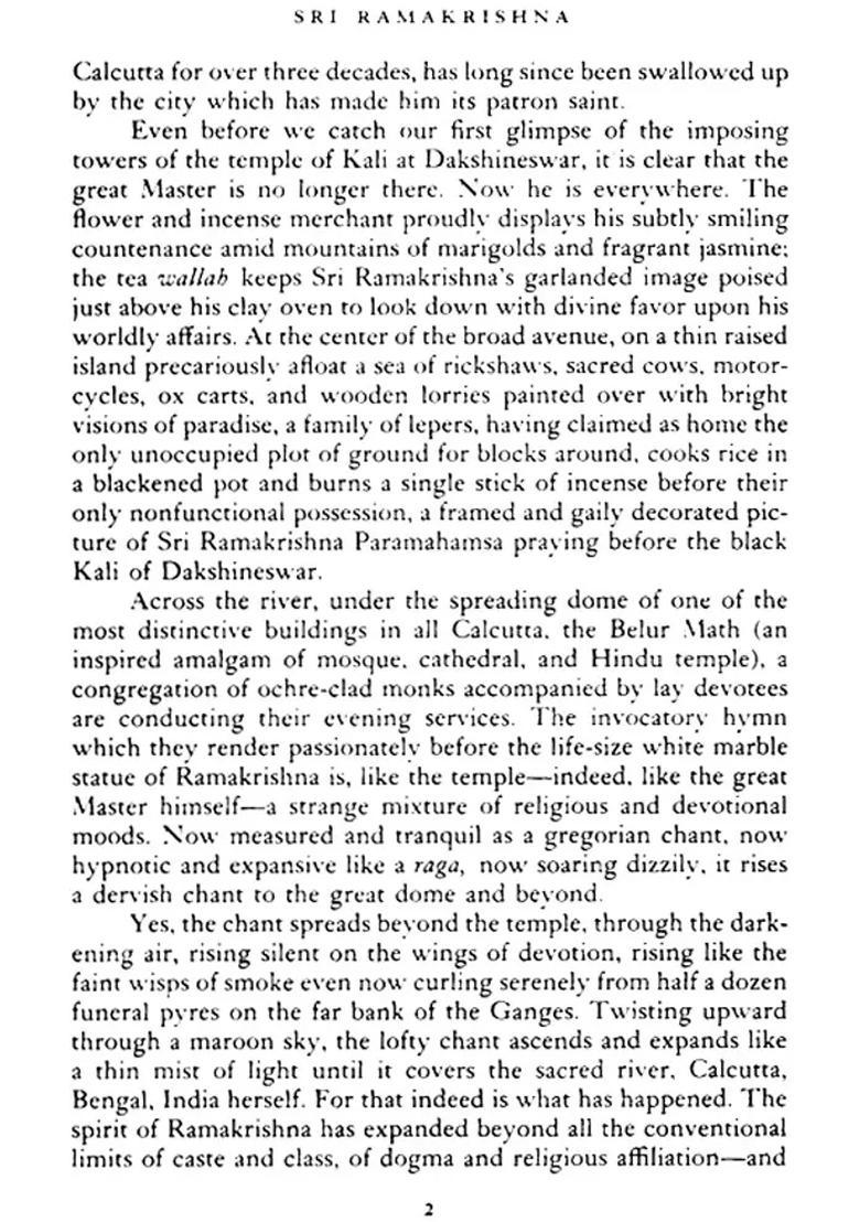 Sri Ramakrishna A Prophet Of New Age - Indya