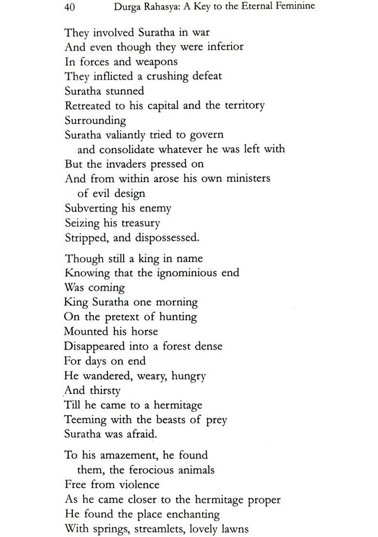 Durga Rahasya A Key To The Eternal Feminine Devi Mahatmya - Indya