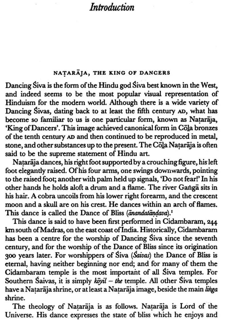 The Dance Of Siva Religion Art And Poetry In South India - Indya